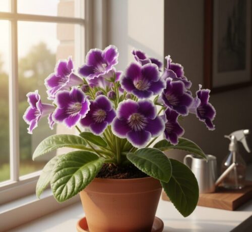 Gloxínias são flores realmente lindas