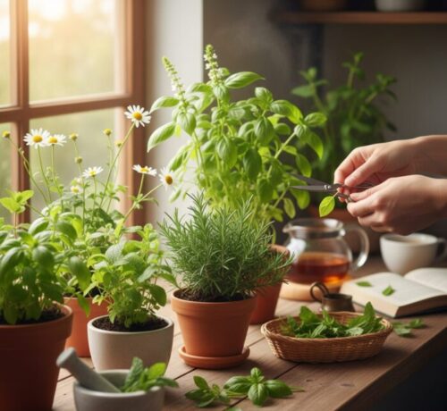 cultivar ervas medicinais em vasos