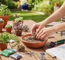 Você quer aprender a montar um jardim de suculentas do zero?