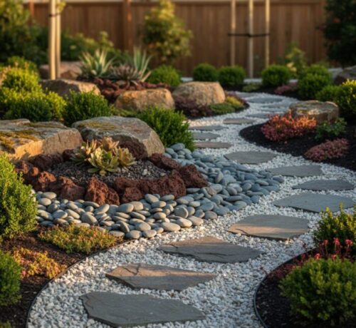 pedras certas para o jardim