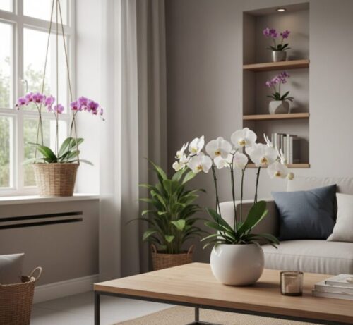 Orquídeas em Ambientes Internos