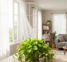 Veja se o ambiente onde a jibóia (Epipremnum pinnatum) está tem ventilação suficiente