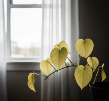Veja se as folhas da sua jibóia (Epipremnum pinnatum) estão ficando amareladas demais