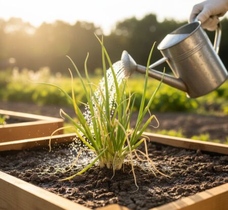 See if your chives need more watering on the hottest days