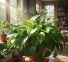 See if your pothos (Epipremnum pinnatum) can handle direct sunlight without getting burned