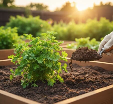 Veja se a sua salsinha está sendo cultivada no tipo de solo ideal